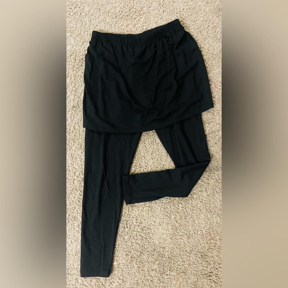 Habitat Black skirted legging size s
